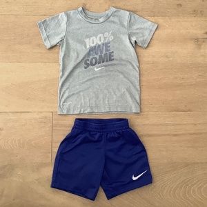 Boys Nike dri-fit outfit 4T